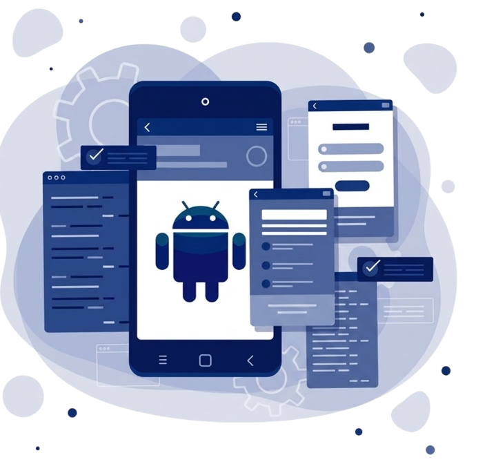 Mobile App Industry Illustration
