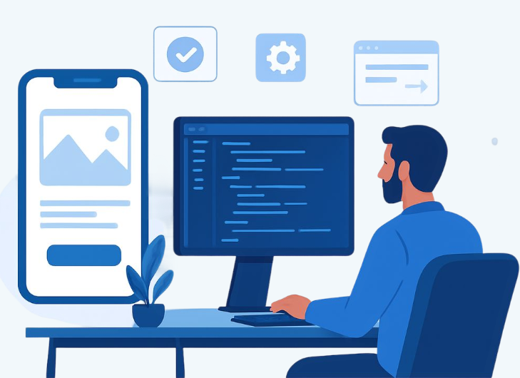 B2C Development Illustration